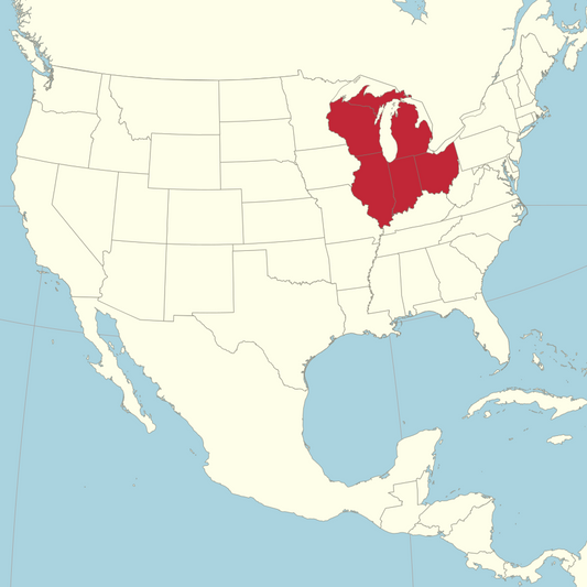 USA Eastern North Central States