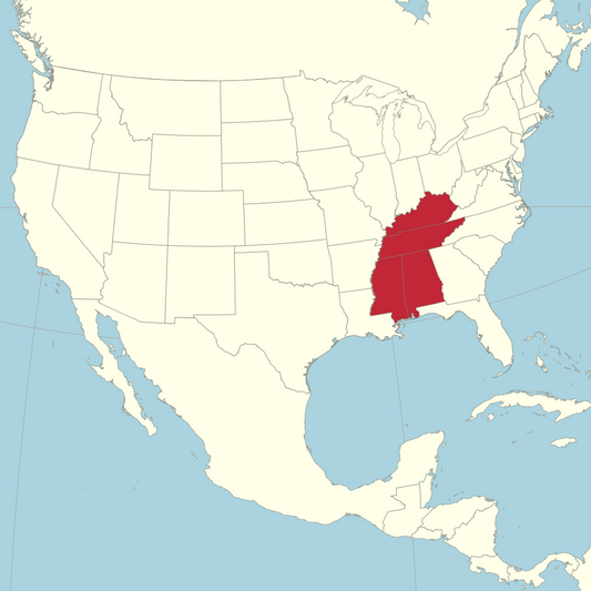 USA Eastern South Central States