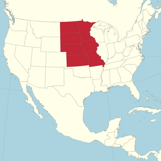 USA Western North Central States