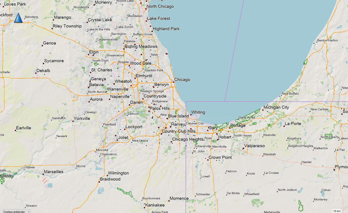 USA Eastern North Central States